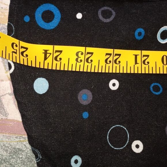 Cruel Girl M BlackMlticlrdPolkaDots Pockets Lngslvs CottonButtonUp Women's Shirt - Picture 8 of 9